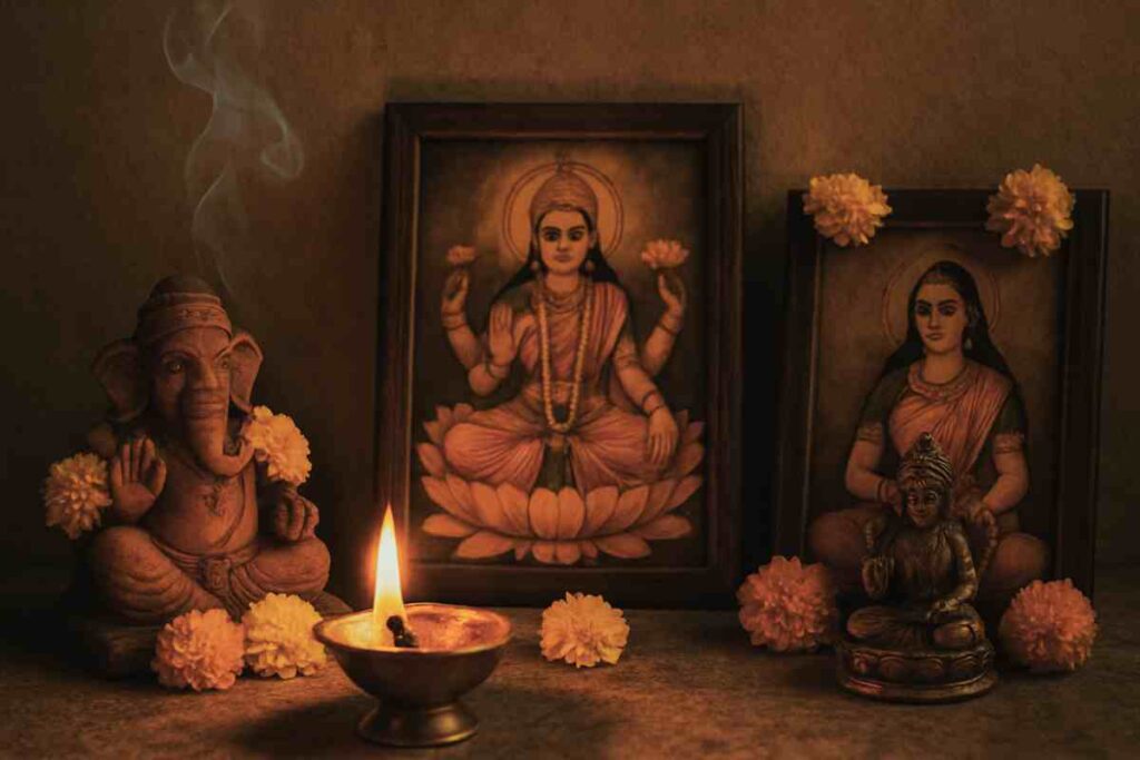 Divine corner rooms: Pooja Rooms in Houses