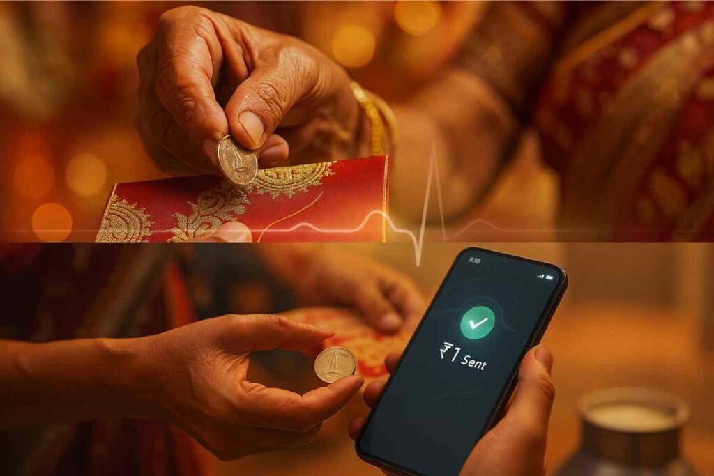 Re 1 value in Shagun and UPI transaction