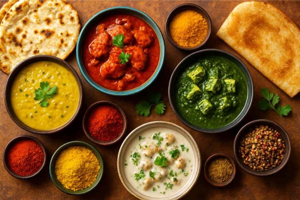 Indian food variety
