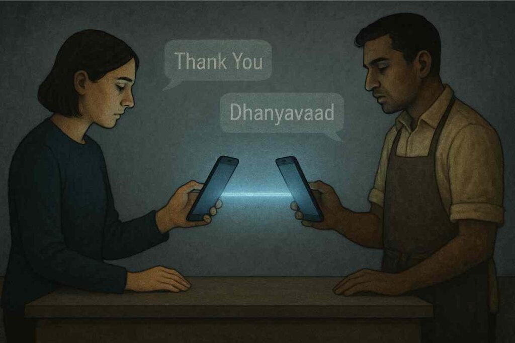Great Indian Phone Flash_ Replaced 'Thank You' With a Screen