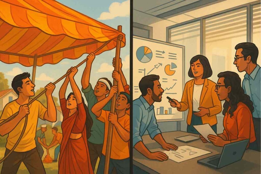 Indian Festival Committee Strategy - organise groups