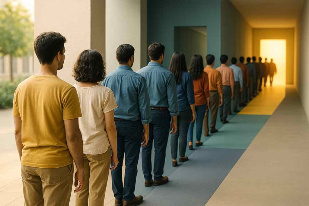 The Indian Temple Queue Management