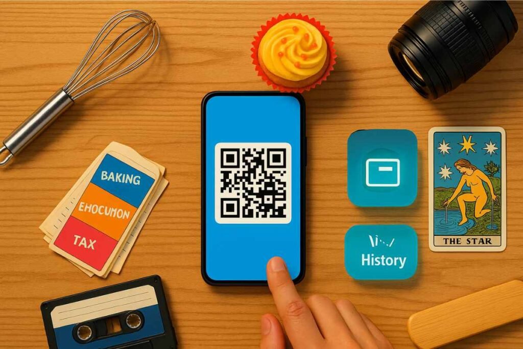 Flat-lay Microbusiness Display