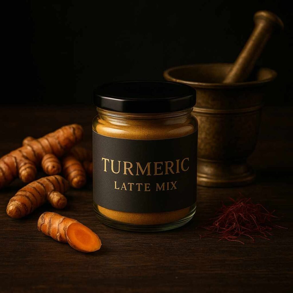 Turmeric Latte Product Photography