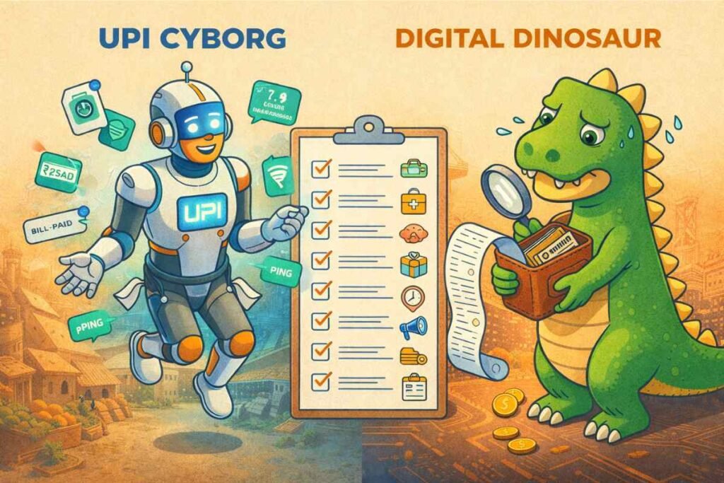 UPI cyborg vs digital dinosaur